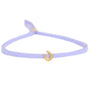 Bracelet for good luck - lilac silver