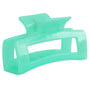 Hair clip straight jelly turquoise