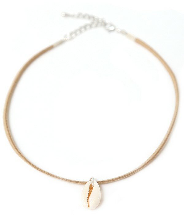 Halsband Muschel natur