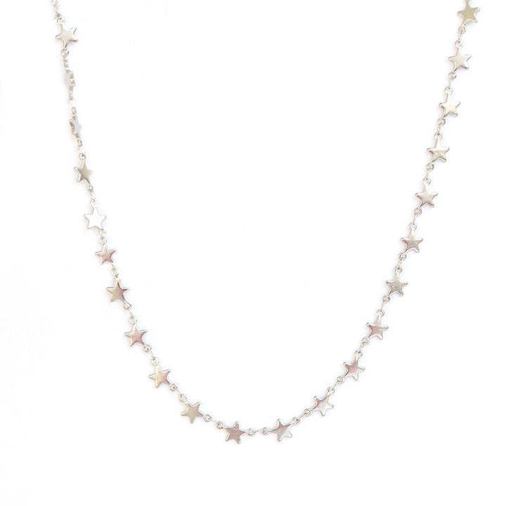Silver necklace sky full of stars