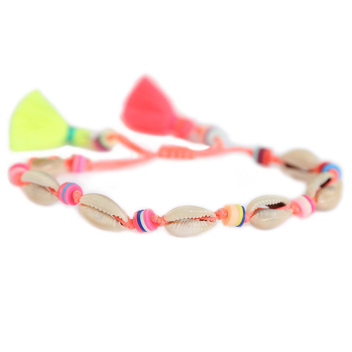 Tropical shell anklet