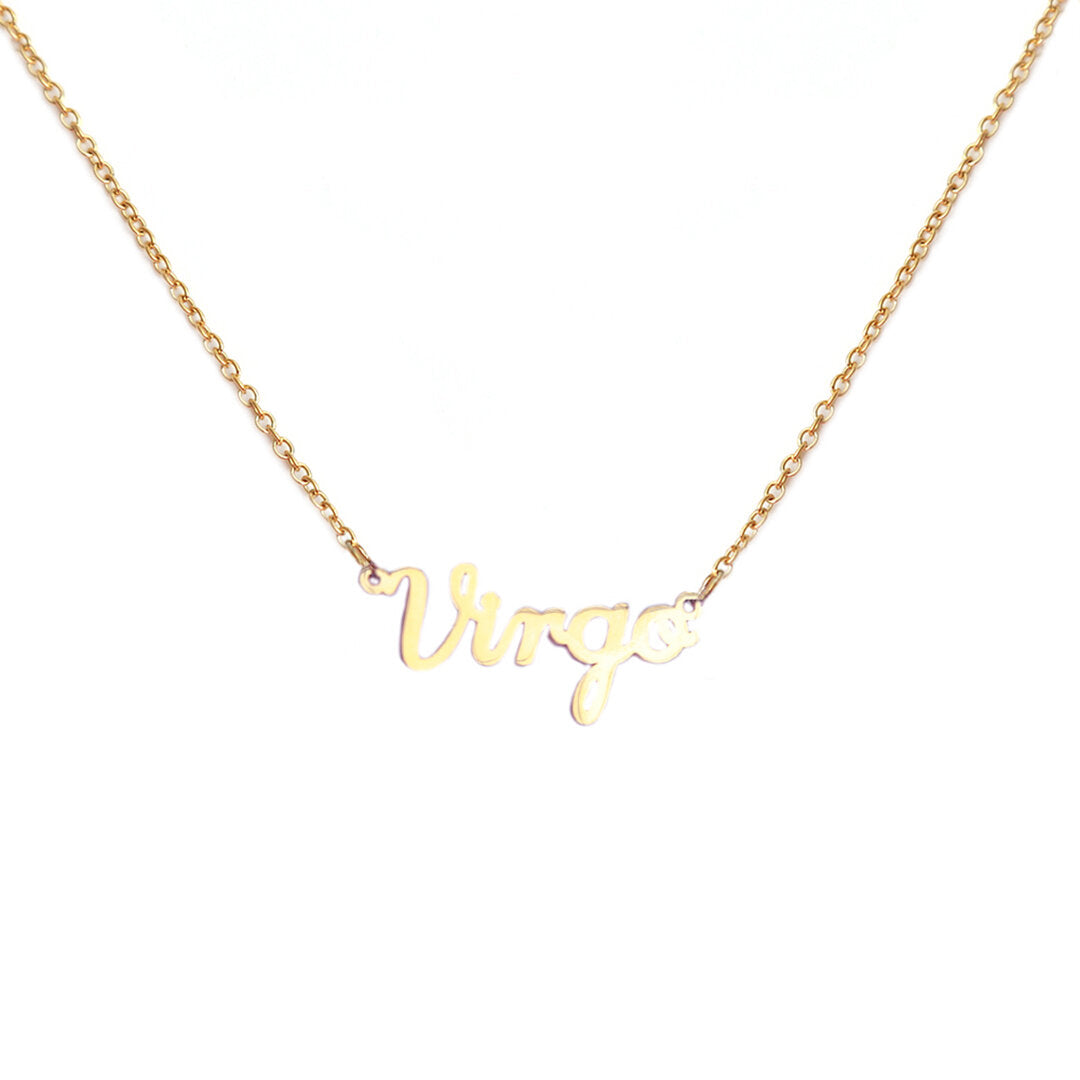 Gold chain virgo