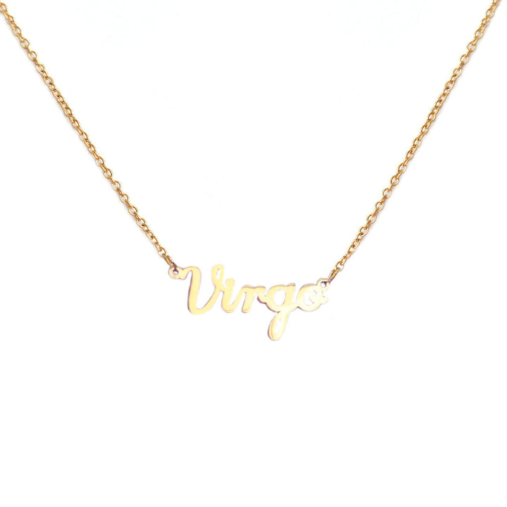 Gold chain virgo