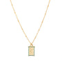 Gouden ketting moon story coral
