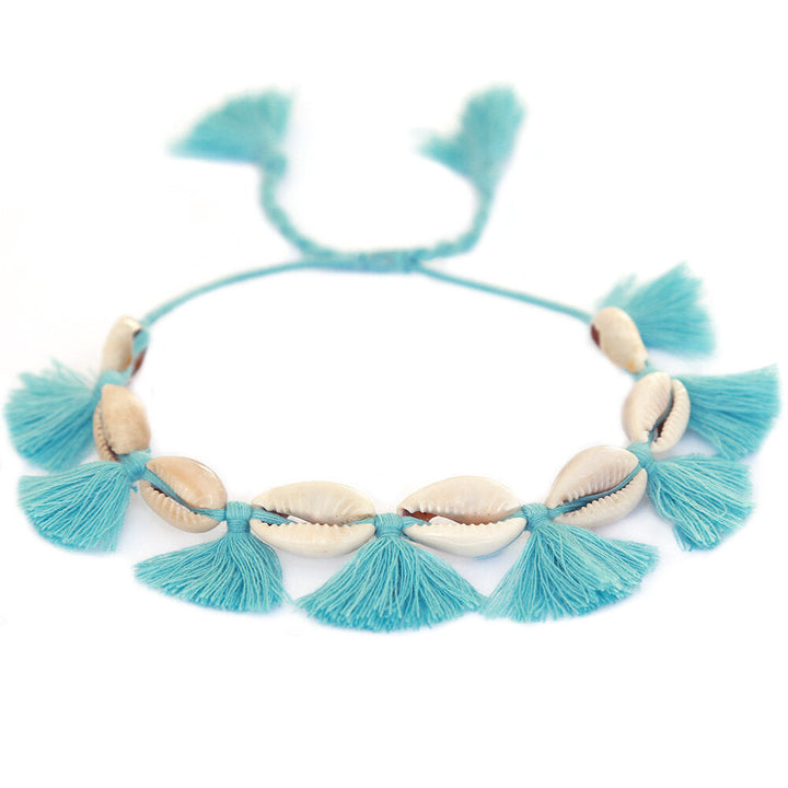 Bracelet de cheville Nomad bleu ciel