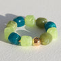 bracelet cube boule dorée