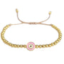 Armband evil eye gold mint