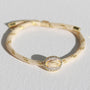 Armband bean diamant roze