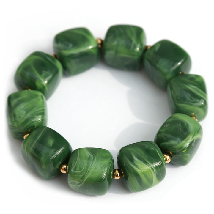Armband cube olive