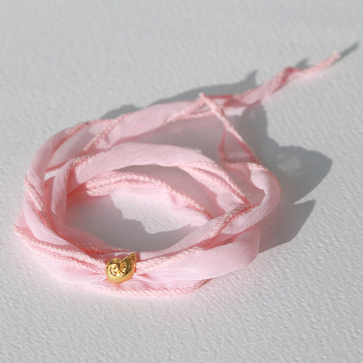 Armband Sari Wickel rosa