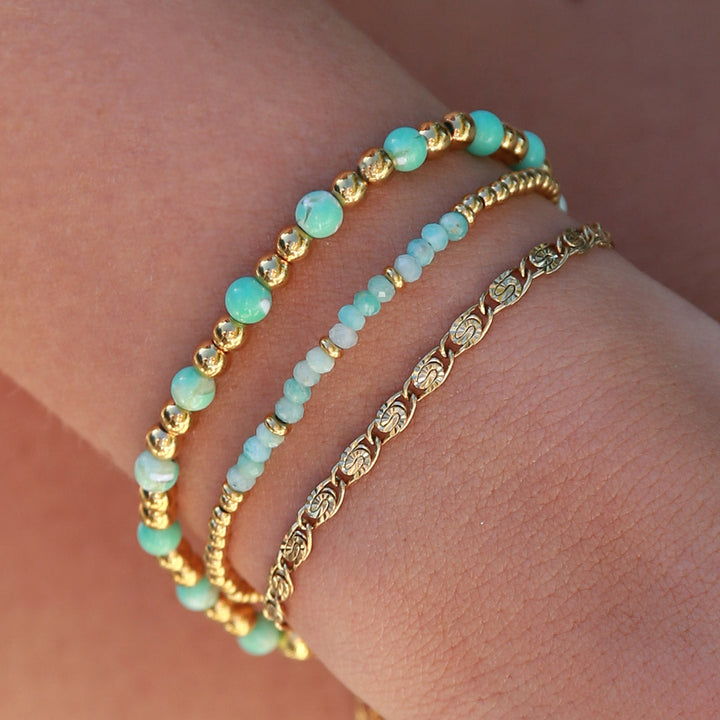 Gouden armbandje Cadiz
