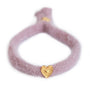 Armband flauschig braun