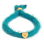 Armband flauschig braun