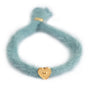 Armband flauschig braun