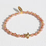 Bracelet en pierre précieuse tortue œil de tigre