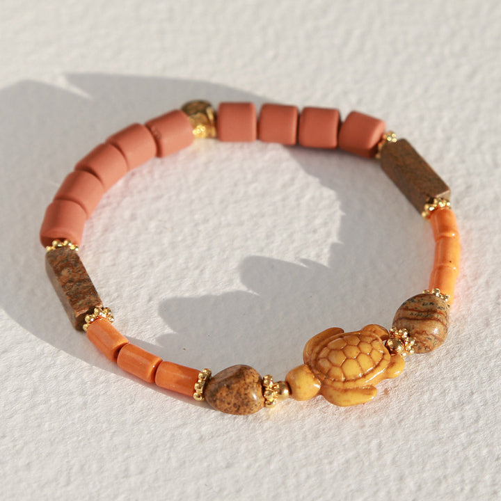 Armband Schildkröte orange