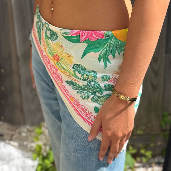 Sjaal bandana lemons