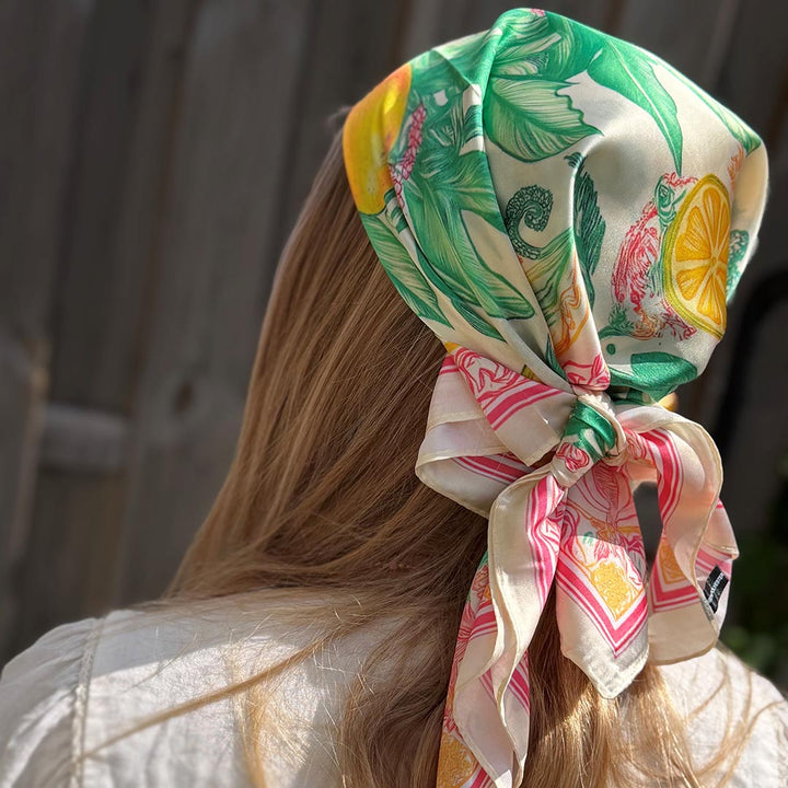 Sjaal bandana lemons