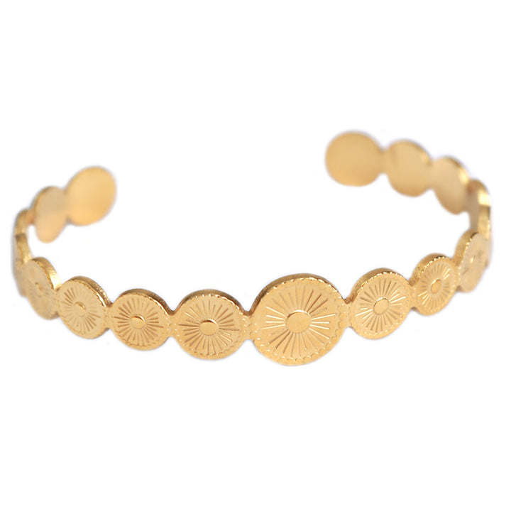 Gouden bangle circle