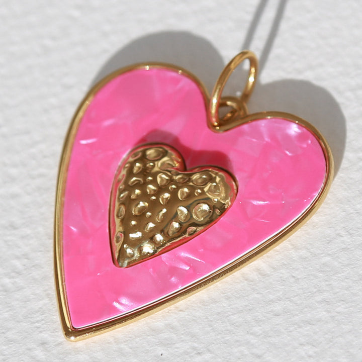 Bedel hart roze