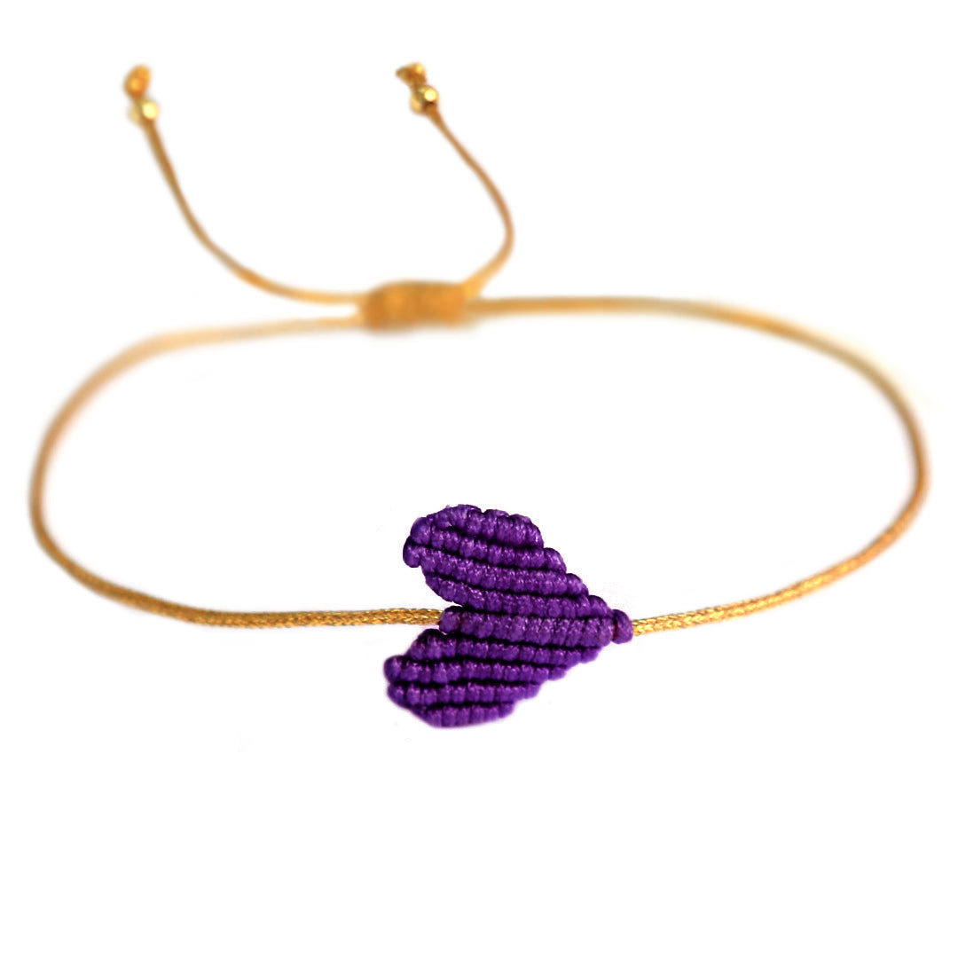 Bracelet purple heart