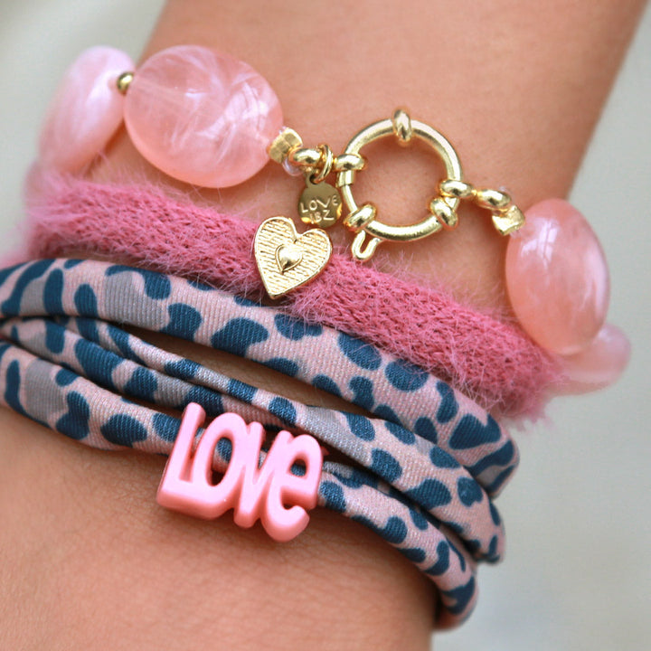 Armband pastille peach