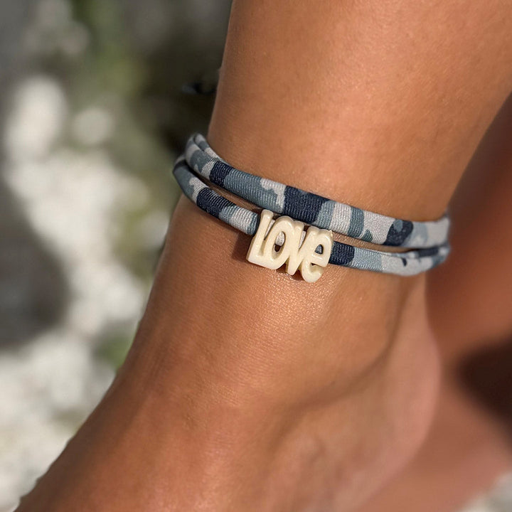 Camouflage enkelband - armband