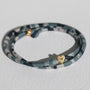 Camouflage armband hart zilver