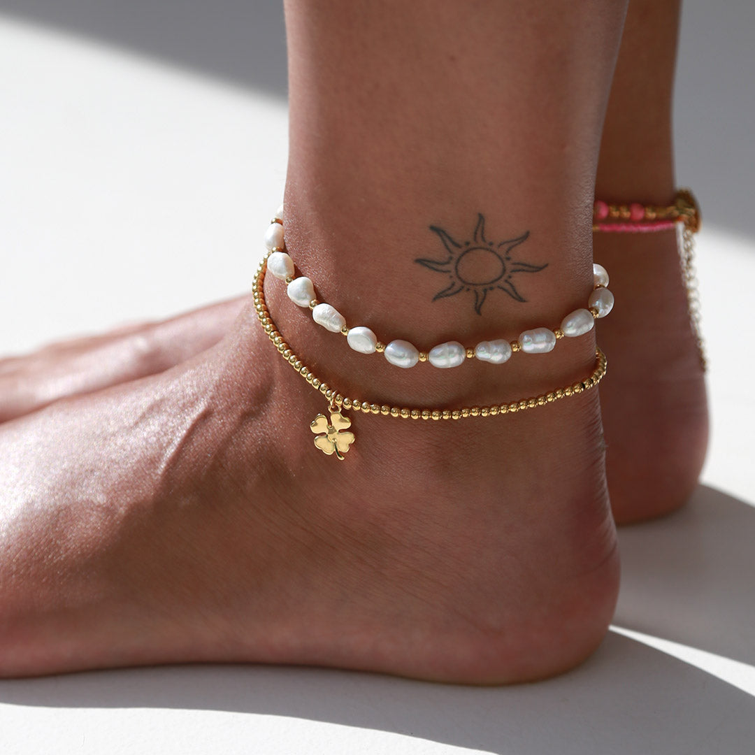 Enkelbandje pearl summer