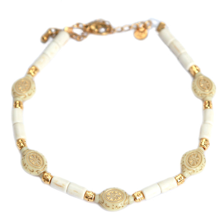 Enkelbandje gouden alhambra