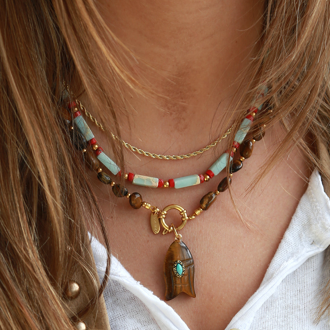 Ketting Maui blauw