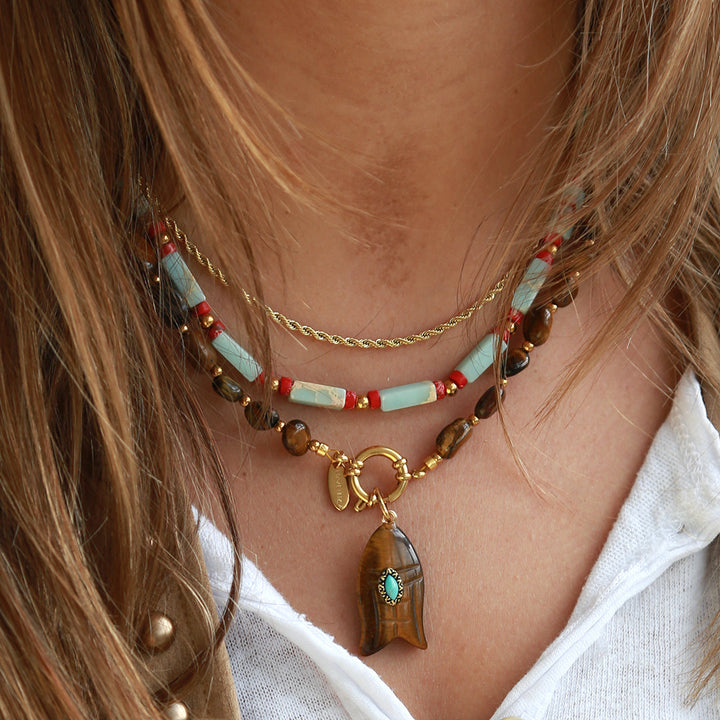 Ketting Maui blauw