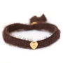 Armband fluffy grijs