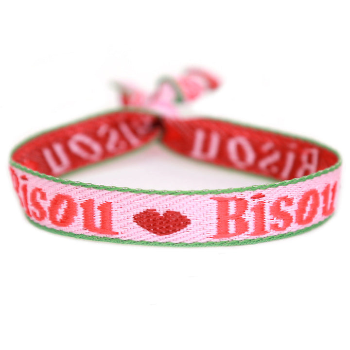 Woven bracelet bisou