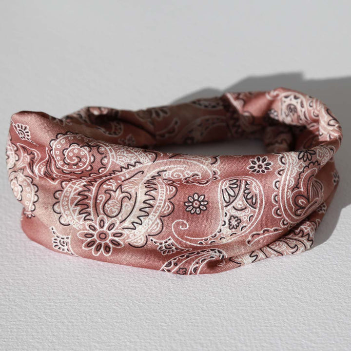 Haarband bandana bruin