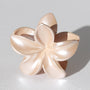 Hair clip flower apricot