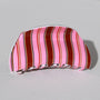 Hair clip blue stripe