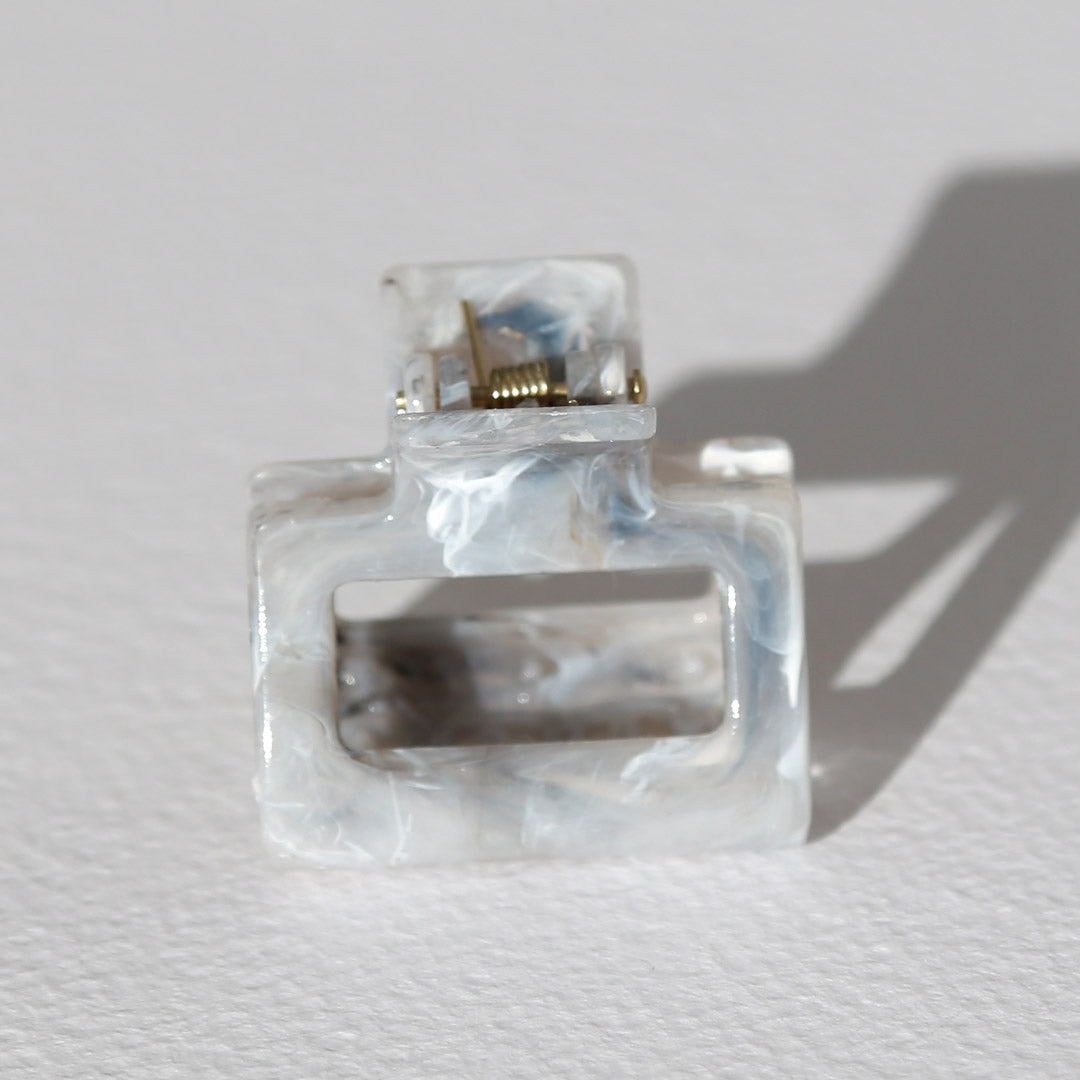 Haarklem swirl grijs small