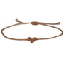 Love Ibiza heart bracelet taupe