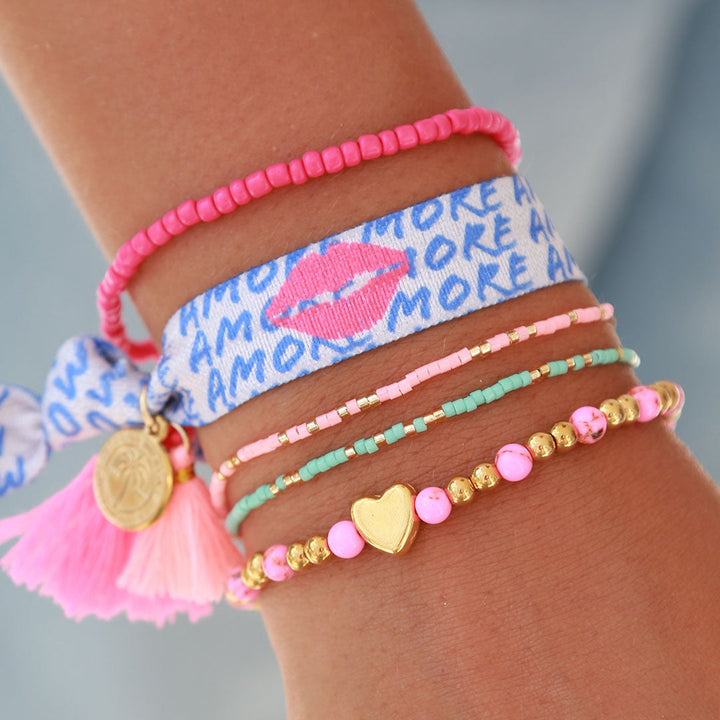 Armband Moraira rosa