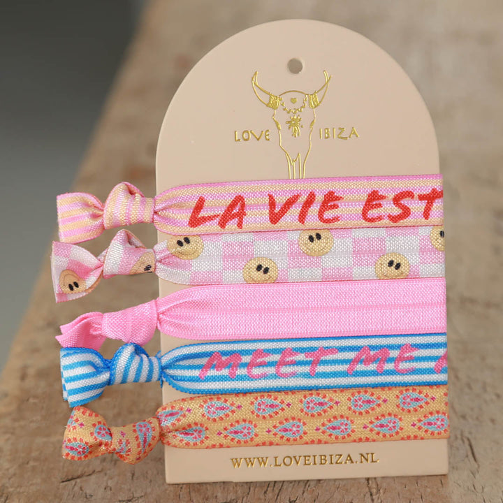 Ibiza elastiekjes La Vie est Belle