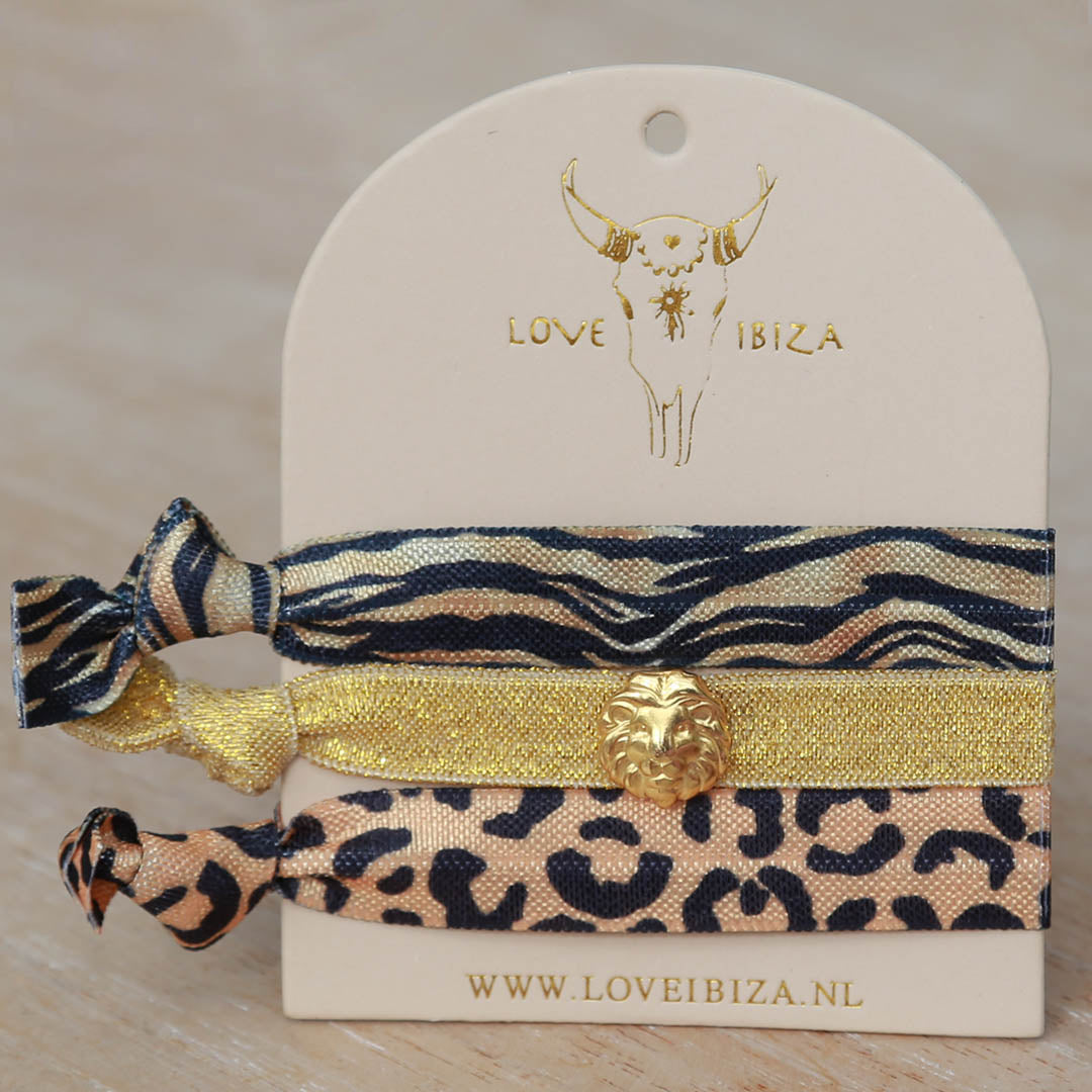 Ibiza elastiekjes Animal print