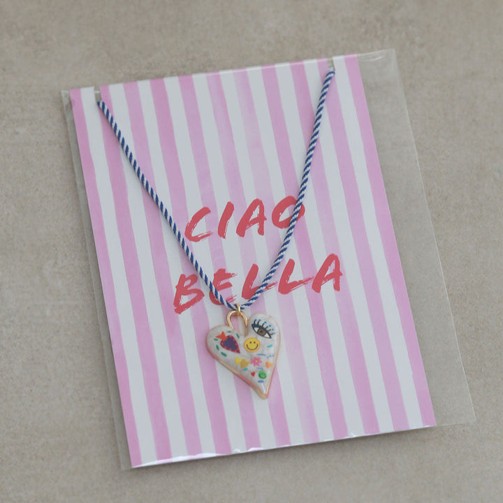 Ketting hart oog smiley