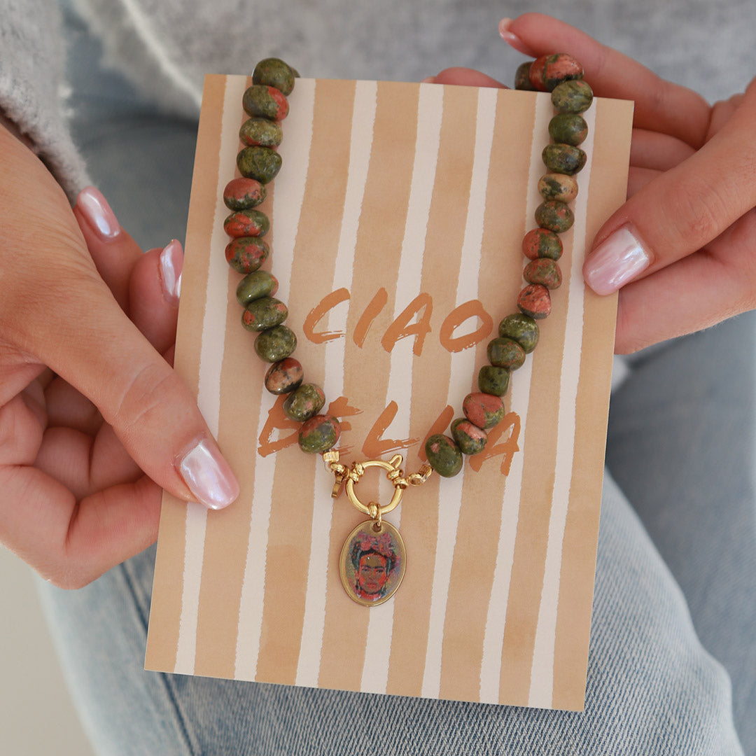 Ketting unakite frida