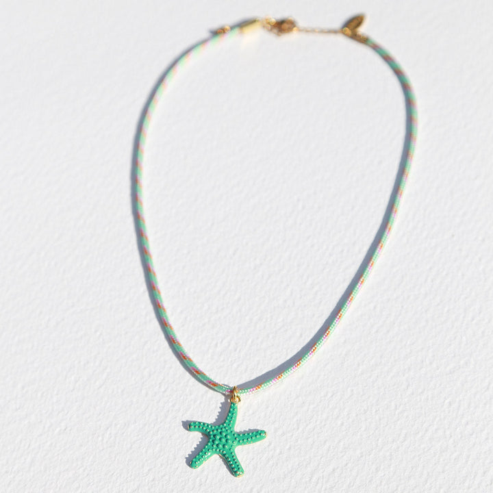 Ketting Surf zeester turquoise