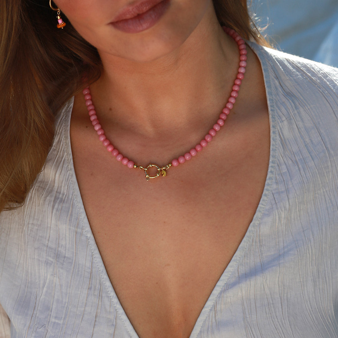 Collier Javea corail 