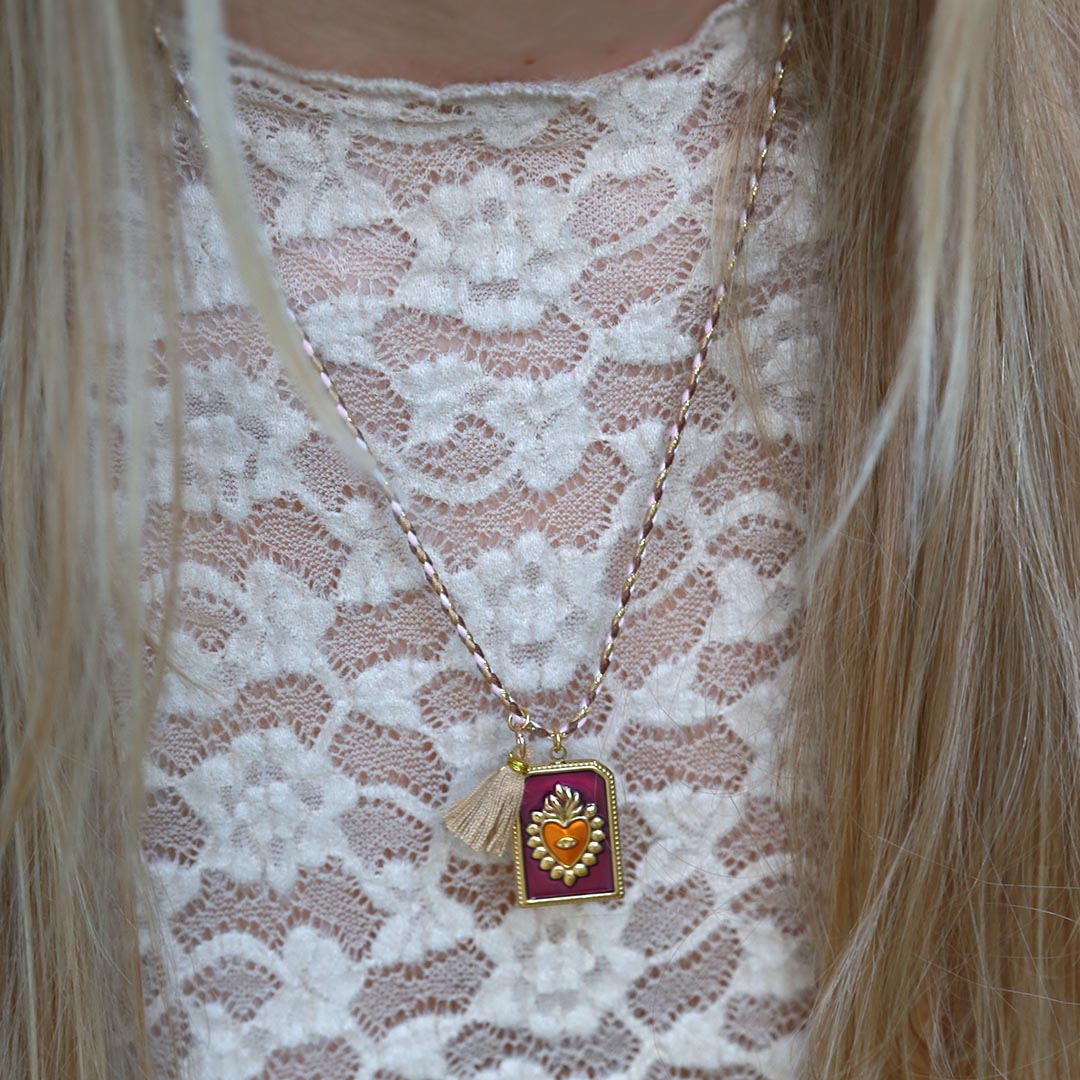 Ketting tableau purple