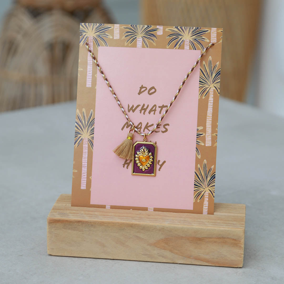 Ketting tableau purple