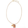 Gouden ketting tableau blue
