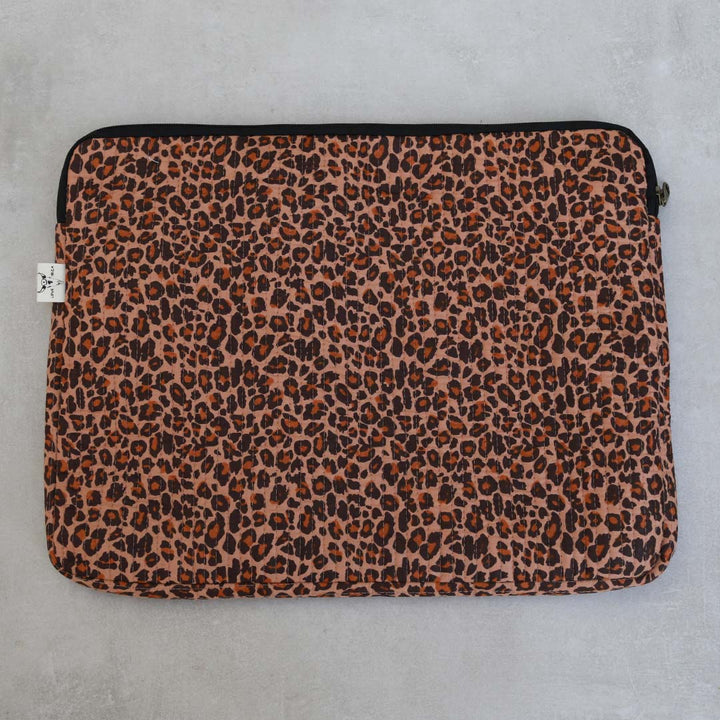 Laptop sleeve leopard